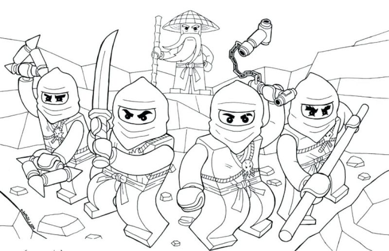 Ninja Turtle Coloring Book Pages