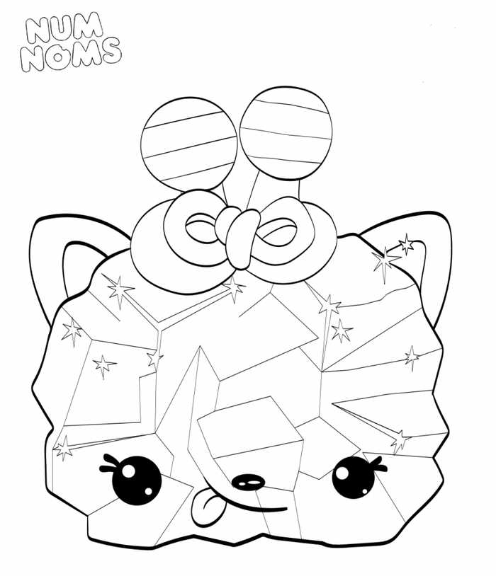 Num Noms Coloring Pages Crystal Wildberry Candy