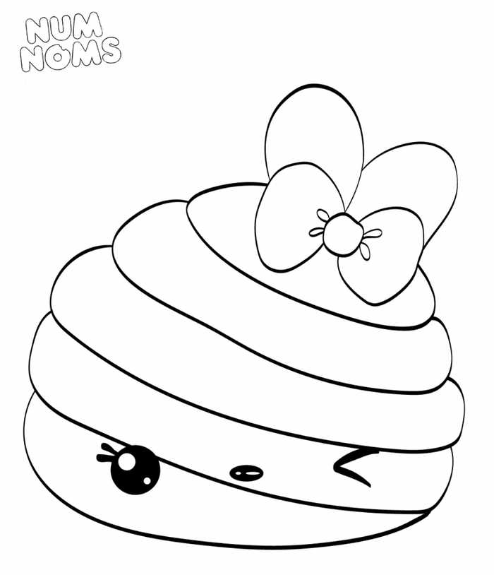 Num Noms Season Coloring Pages Swirls Lolly