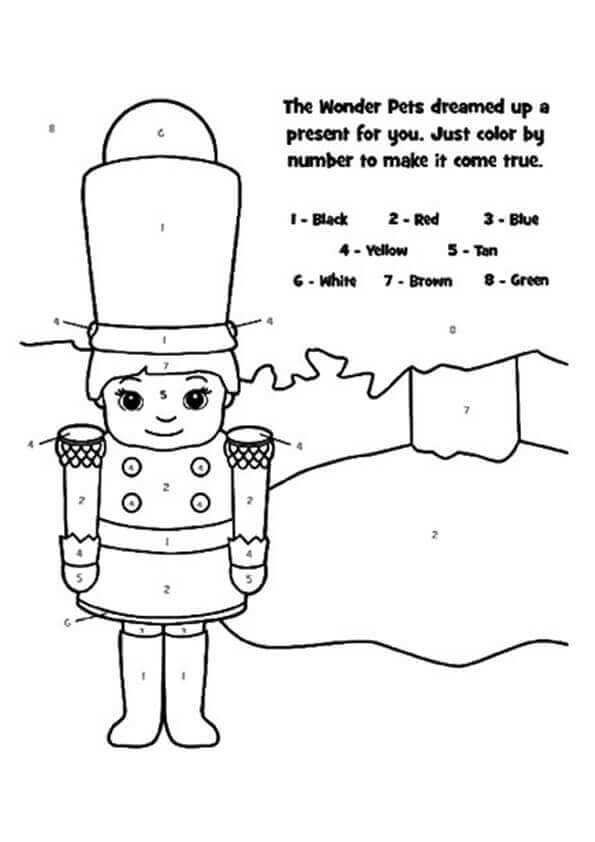 Nutcracker Color By Number Activity Sheet