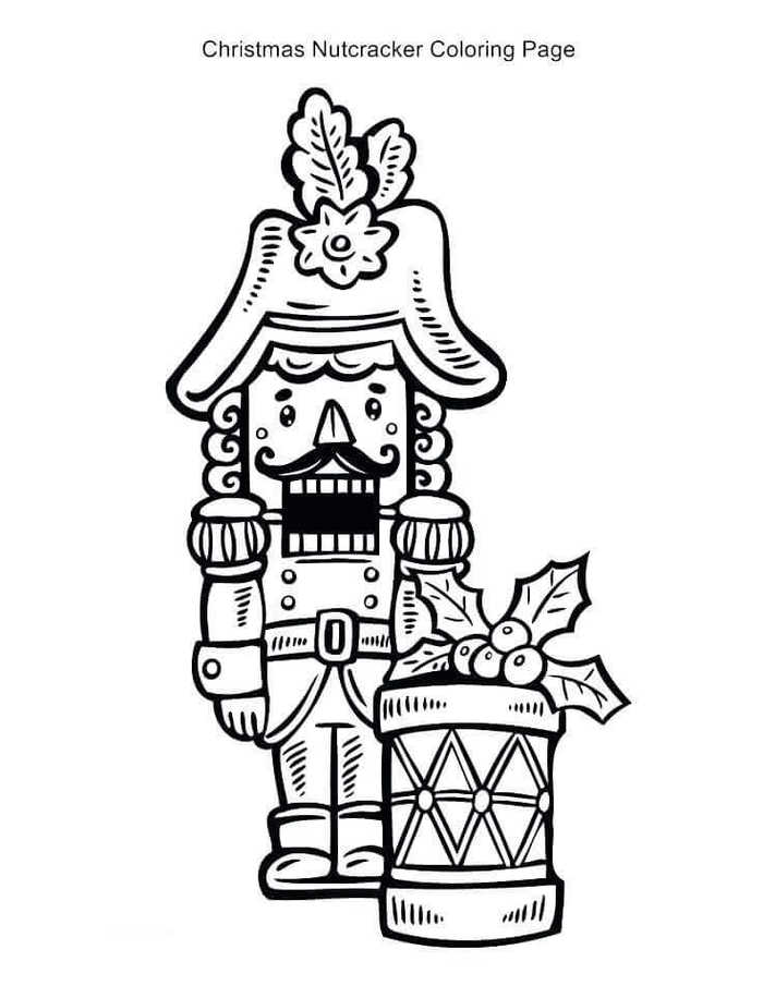 Nutcracker Colouring Pages Printable