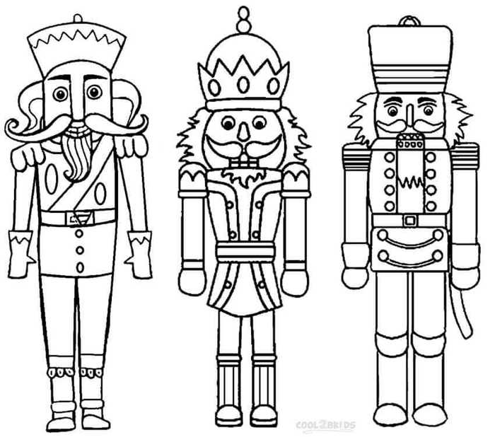 Nutcrackers Coloring Pages Printable