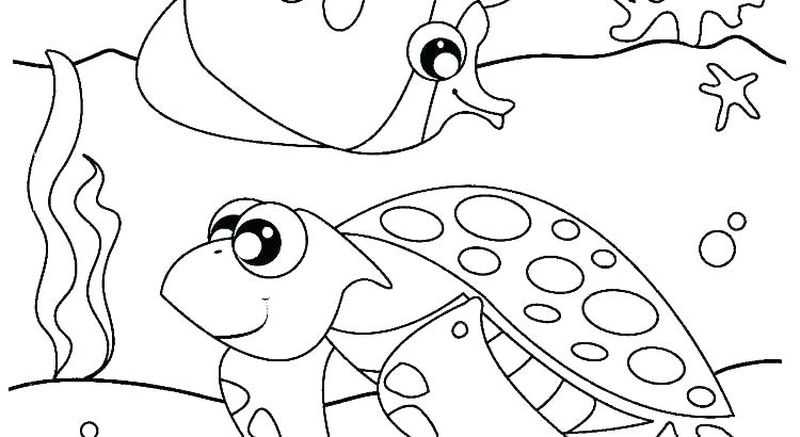 Ocean Animals Coloring Pages Printable