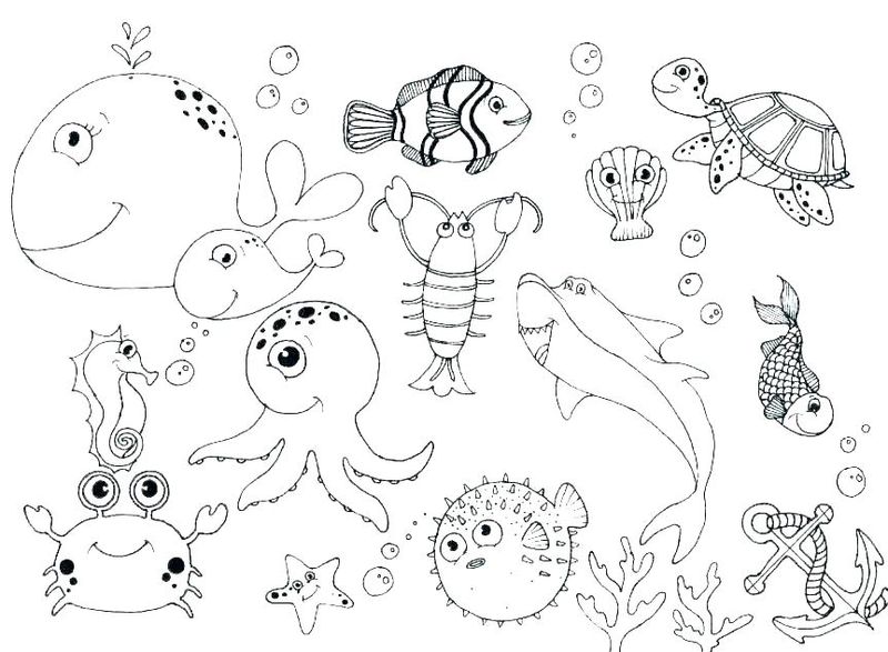 Ocean Coloring Pages For Adults