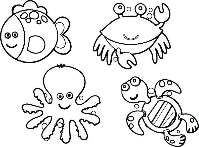 Ocean Coloring Pages For Kids Printable