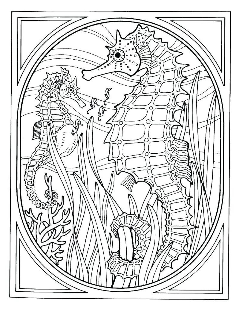 Ocean Coloring Pages For Preschool