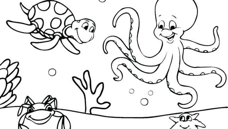 Ocean Coloring Pages Pdf