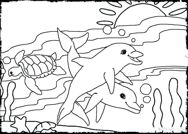 Ocean Coloring Pages Printable Free