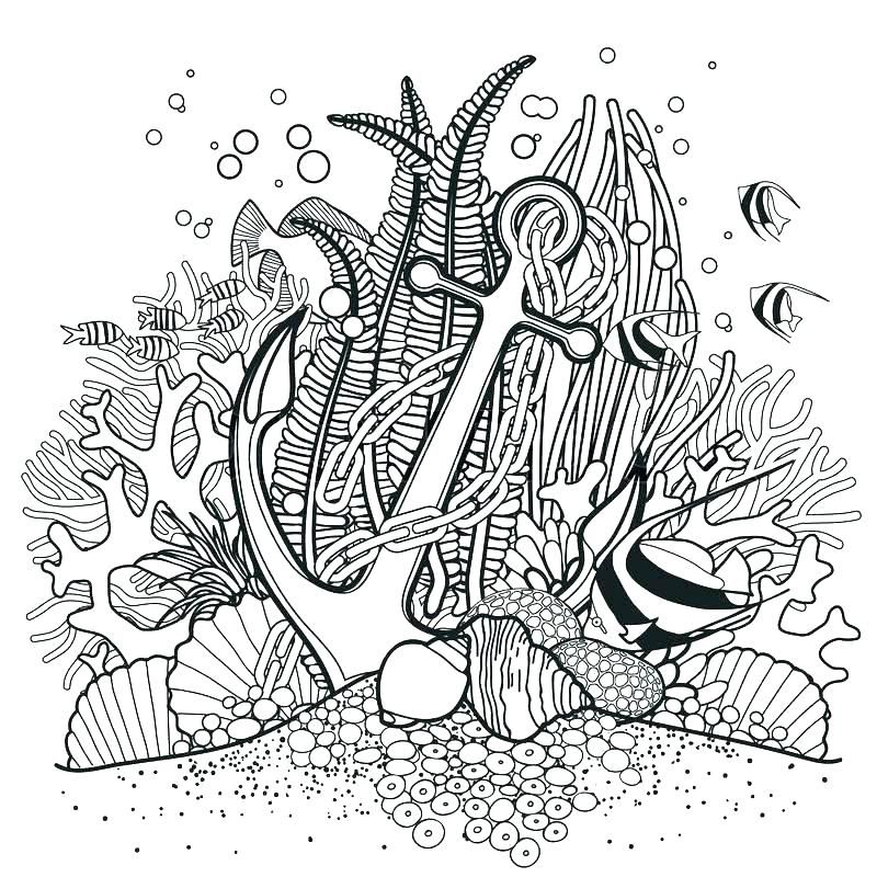 Ocean Fish Printable Coloring Pages