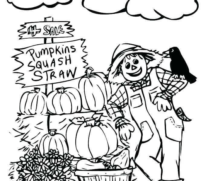 October Coloring Pages Printable Fall