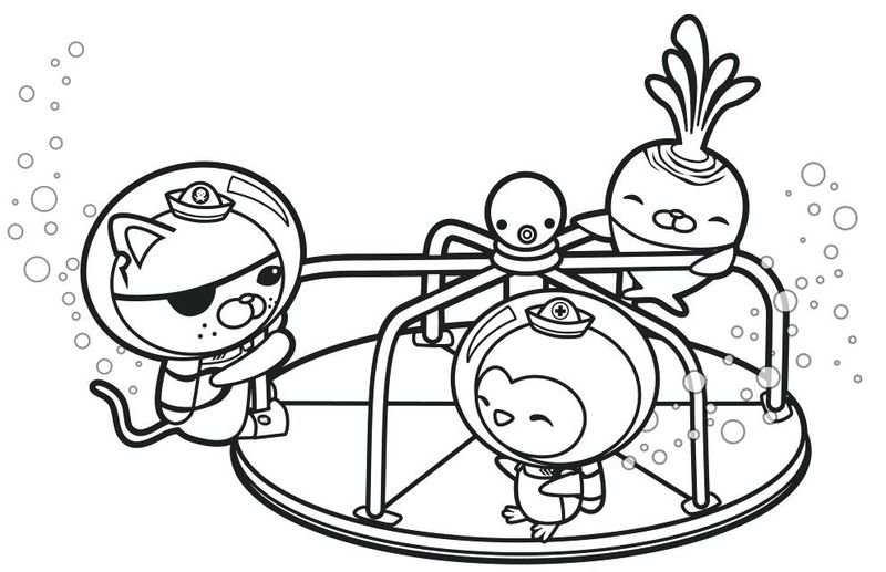 Octonauts Captain Barnacles Coloring Pages