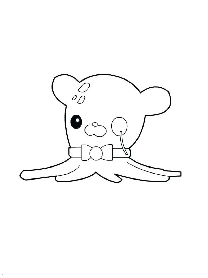 Octonauts Coloring Pages Creature Cards