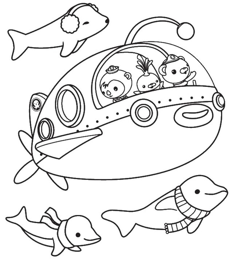 Octonauts Coloring Pages Large