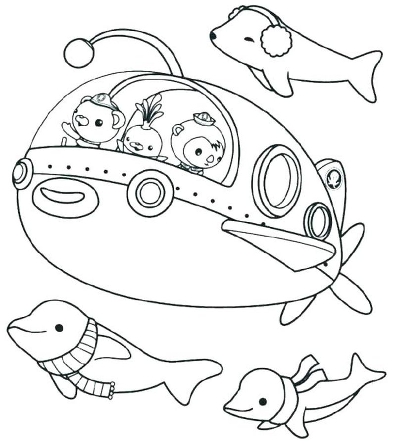 Octonauts Printable Coloring Pages