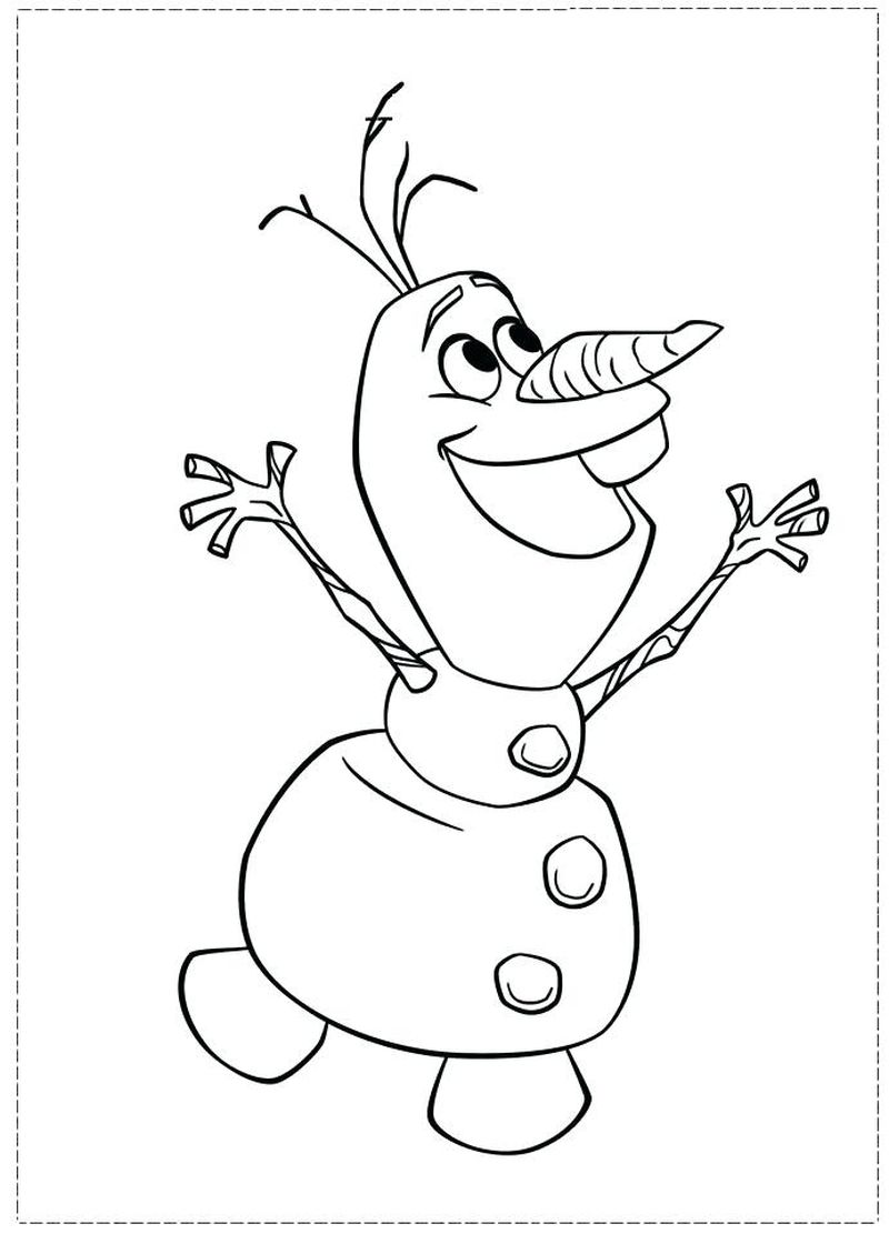 Olaf Coloring Pages Free Printable
