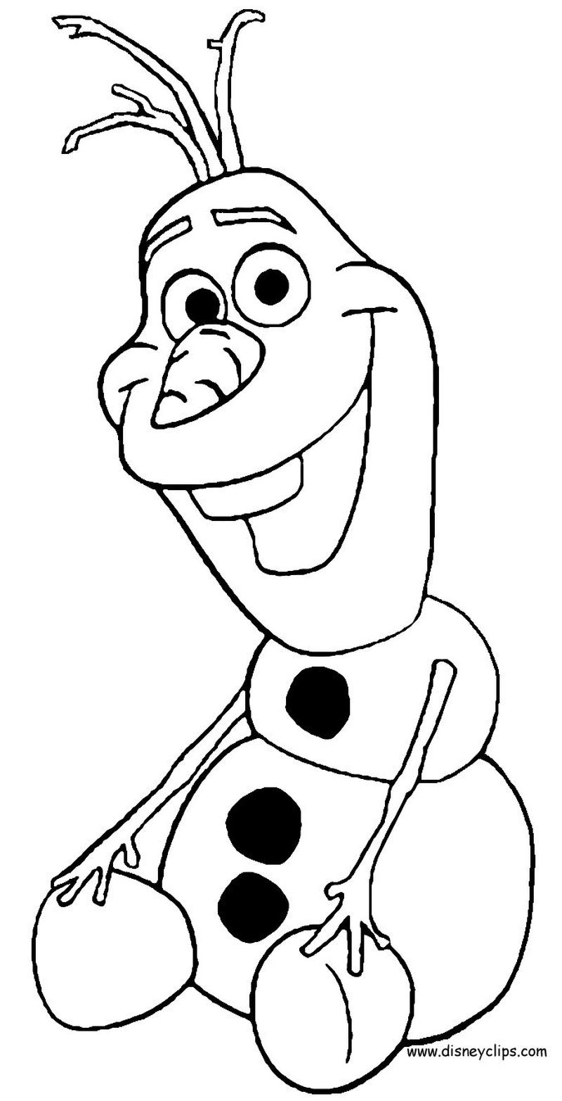 Olaf Coloring Pages Pdf