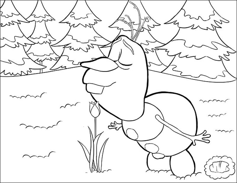 Olaf Coloring Pages Printable