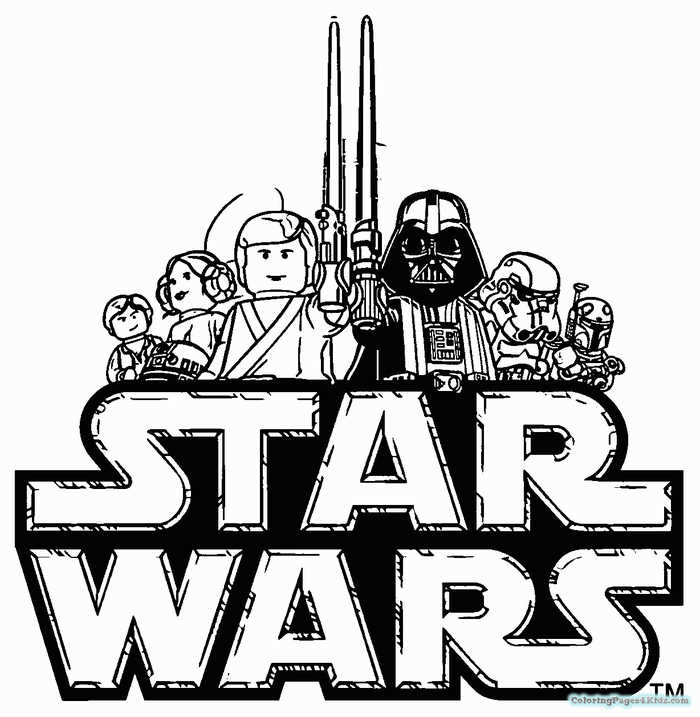 Old School Star Wars Lego Coloring Pages