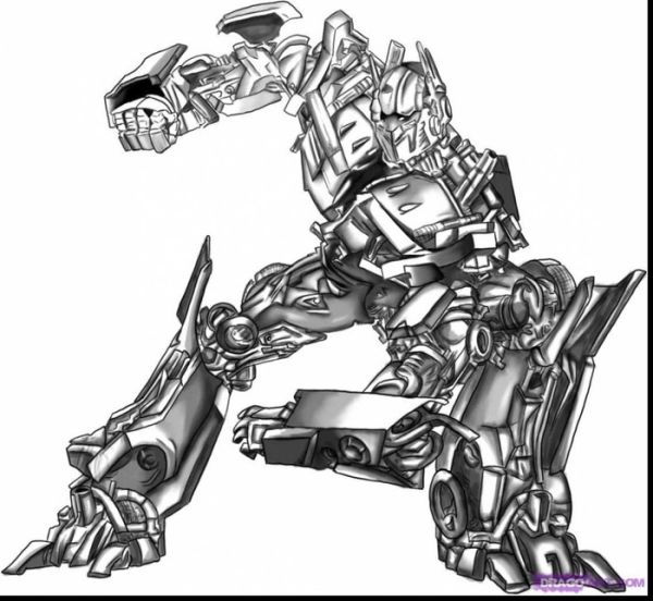 Optimus prime coloring pages for adult