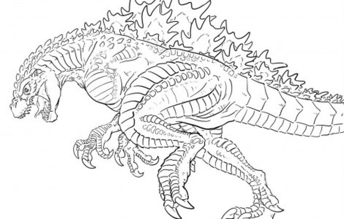 Original Godzilla Coloring Pages