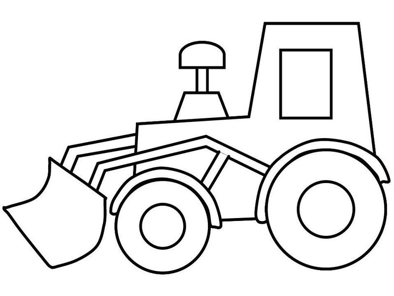 Otis Tractor Coloring Pages