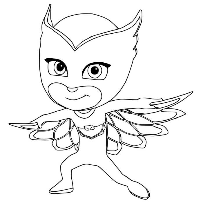 Owlette Pj Masks Coloring Pages