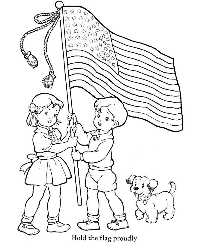 Patriots Day April Coloring Pages
