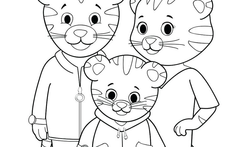 Pbs Daniel Tiger Coloring Pages