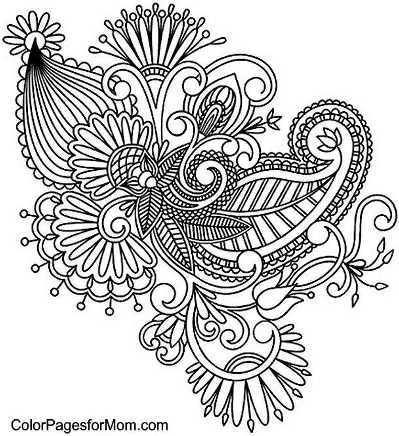 Peacock Coloring Pages For Adults To Print