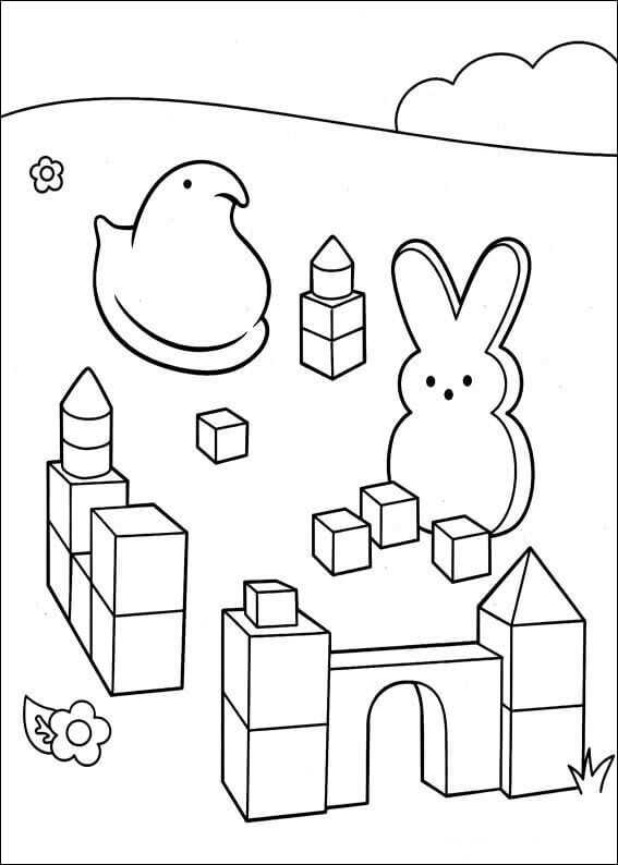 Peeps Coloring Sheets