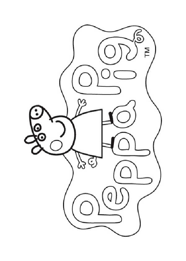 Peppa Pig Coloring Pages 2