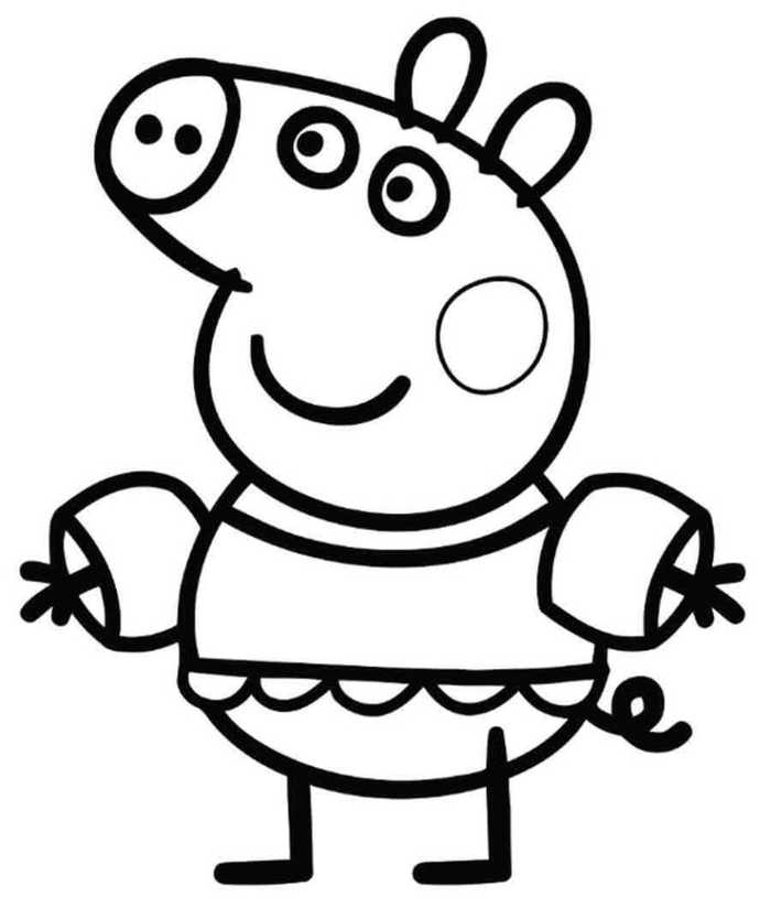 Peppa Pig Images For Coloring