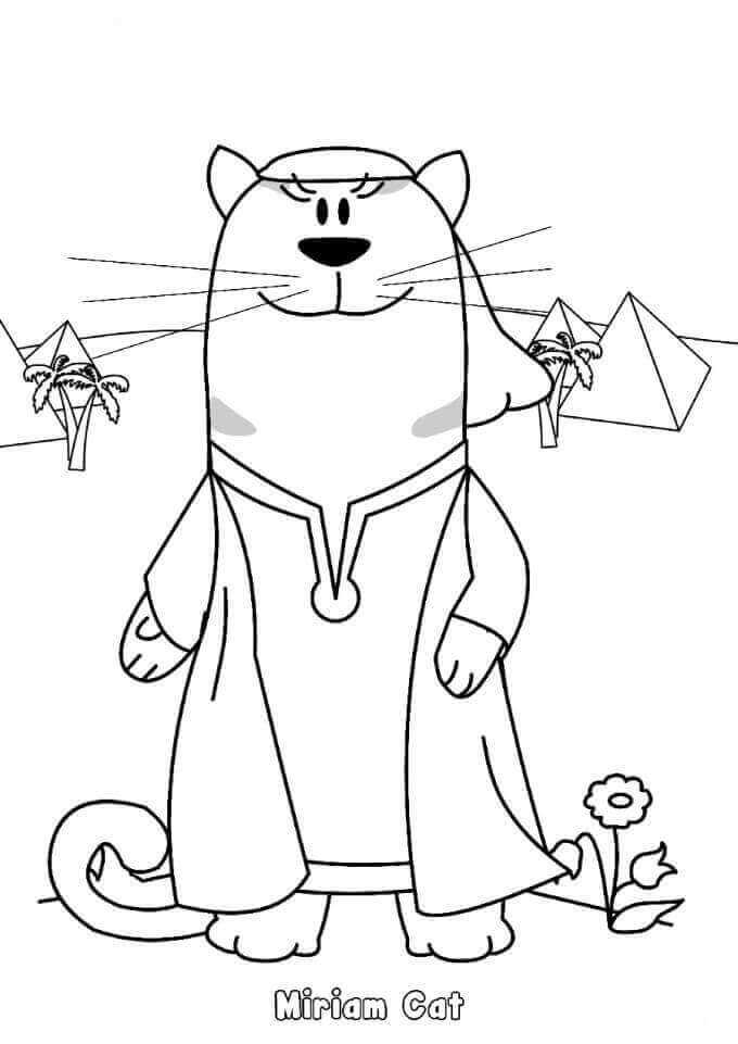Pesach Characters Coloring Pages