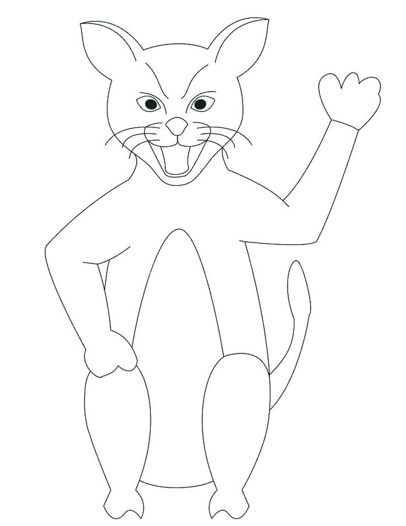 Pete The Cat Coloring Page Pdf
