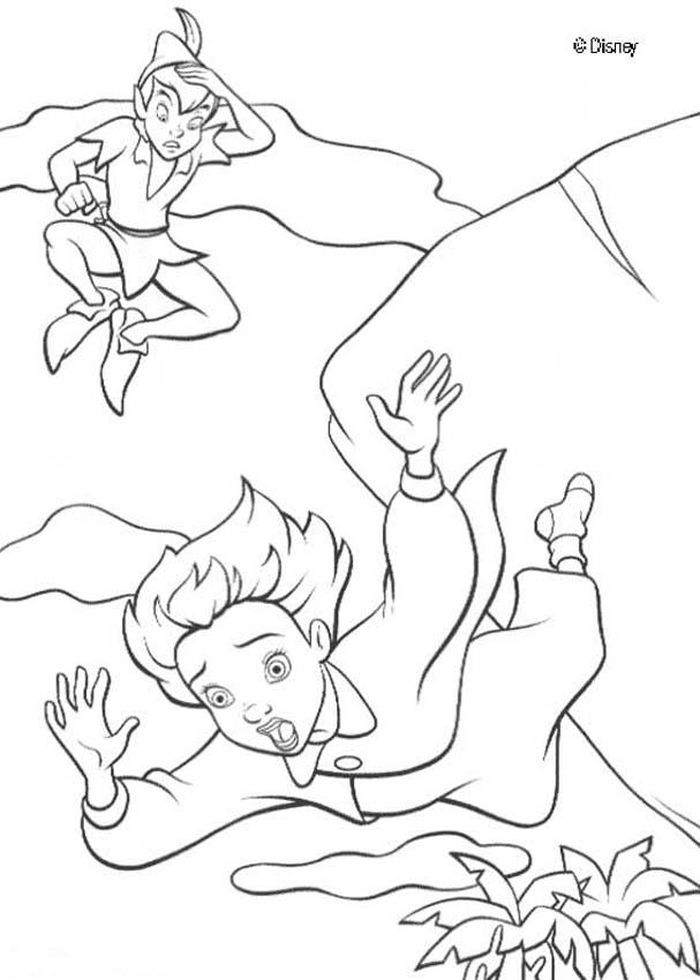 Peter Pan Coloring Book Pages