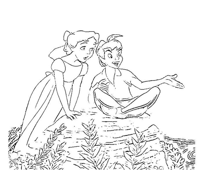 Peter Pan Return To Neverland Coloring Pages