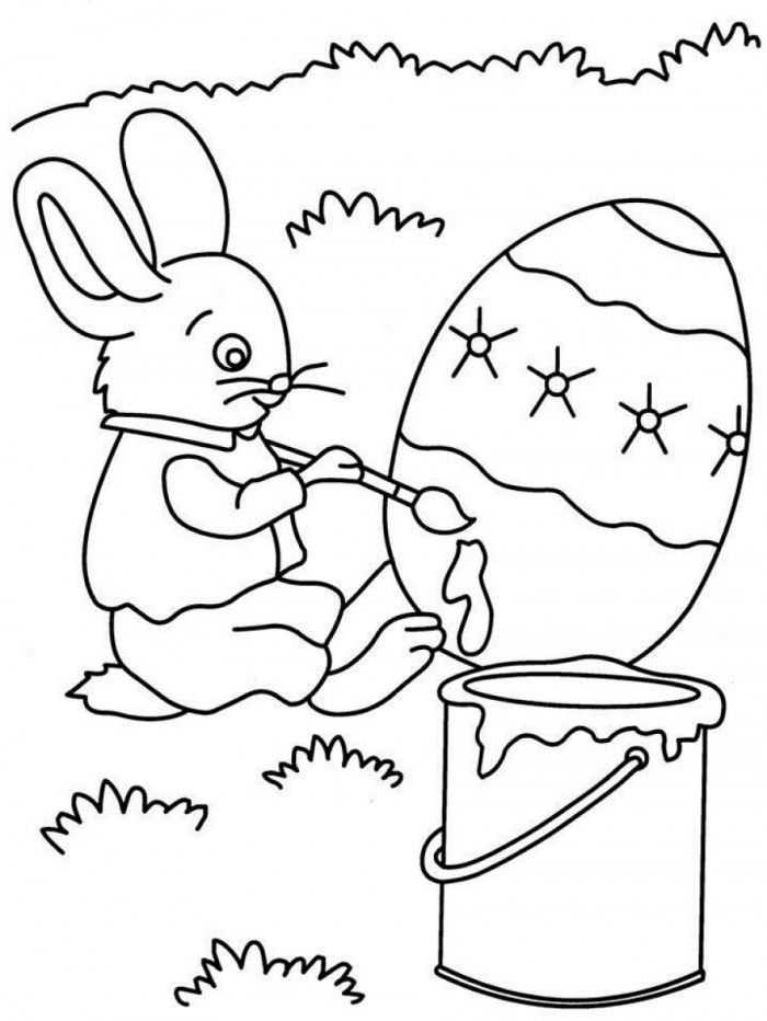 Peter Rabbit Easter Egg Coloring Pages