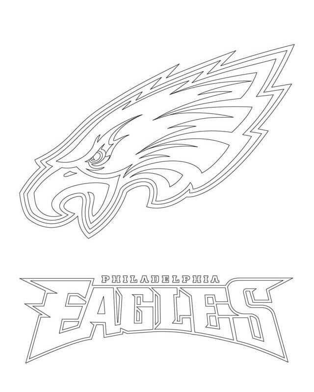 Philadelphia Eagles Coloring Pages Logo