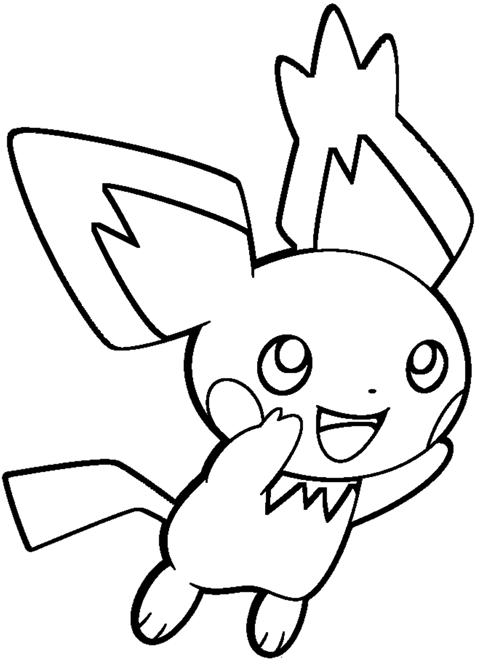 pichu coloring pages to print