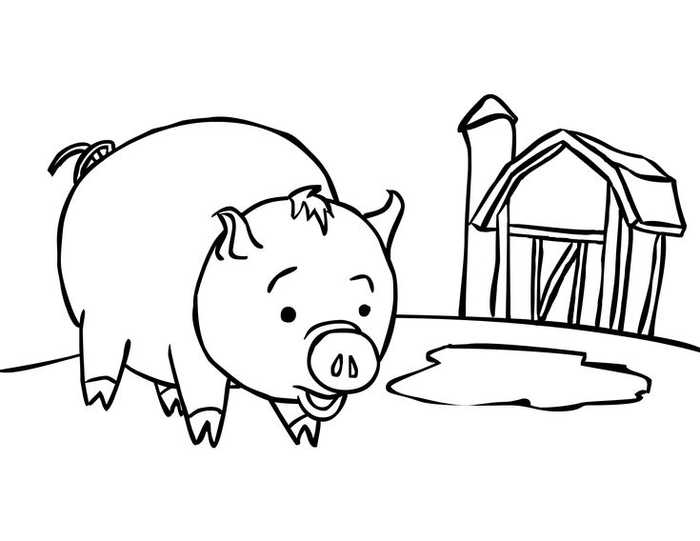 Pig Easy Coloring Pages