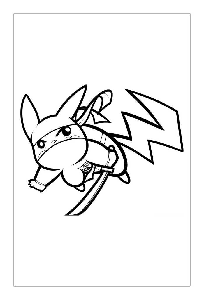 Pikachu Coloring Pages Printable