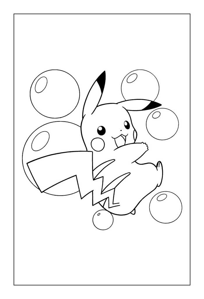 Pikachu Coloring Pages