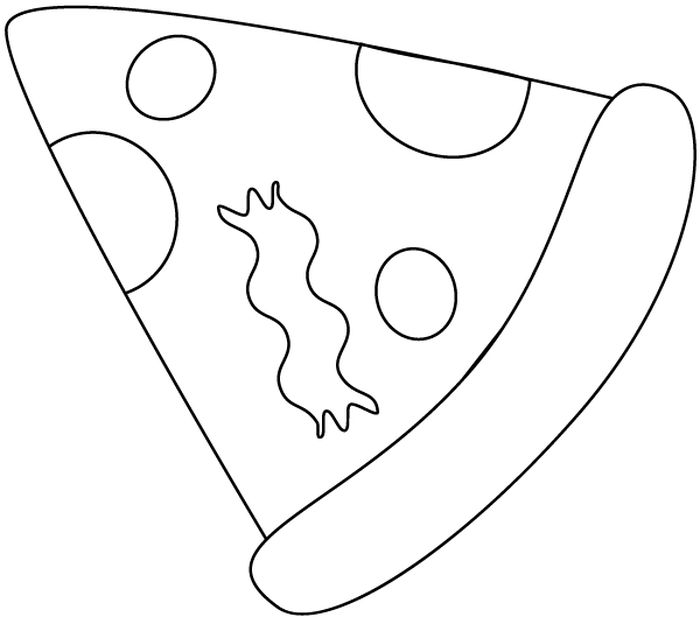 Pizza Coloring Pages Print