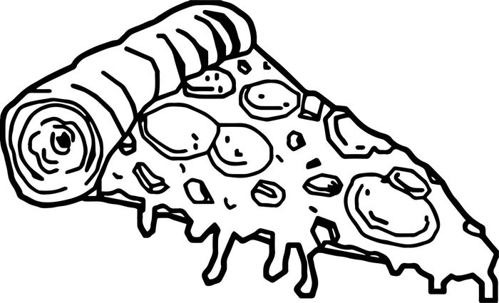 Pizza Coloring Pages