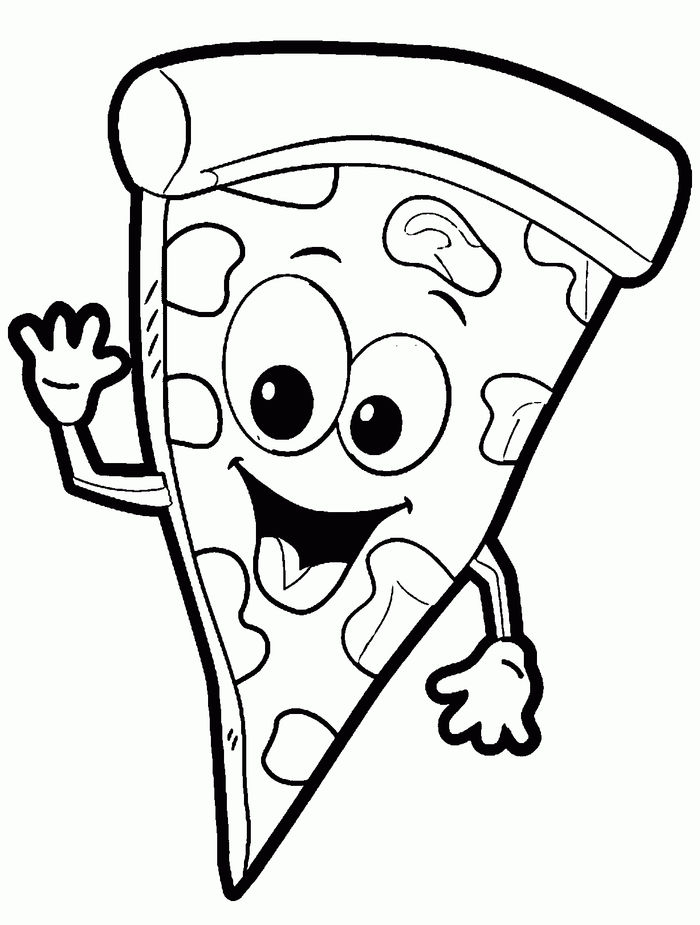 Pizza Steve Coloring Pages