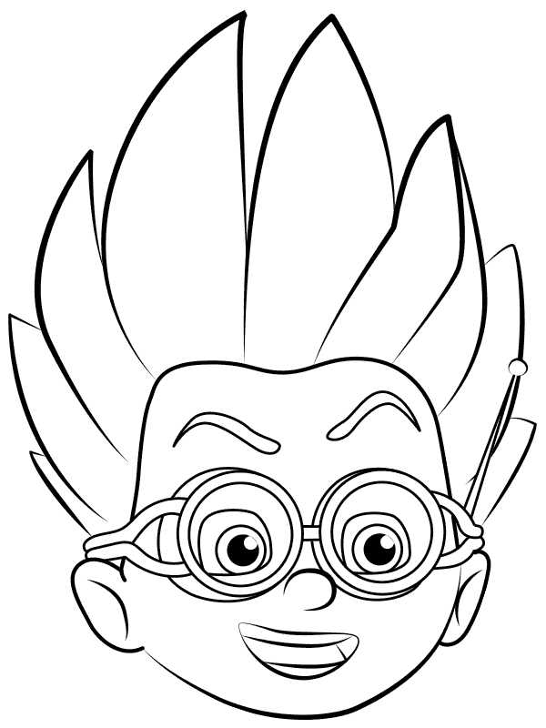 Pj Masks Coloring Pages Romeos Face