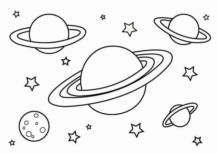 Planet Coloring Pages Printable