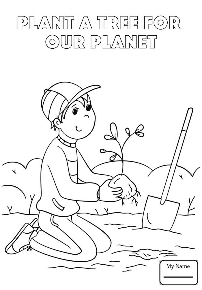 Plant A Tree Coloring Pages