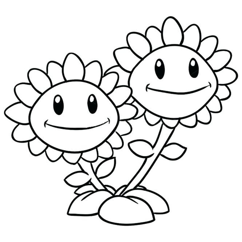 Plants Vs Zombies Coloring Pages 3