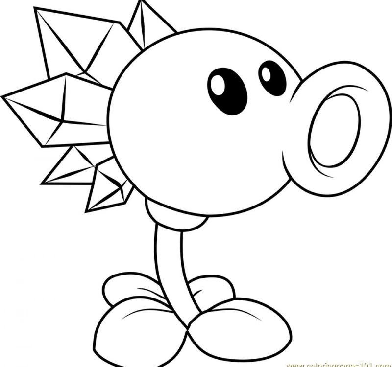 Plants Vs Zombies Coloring Pages Games